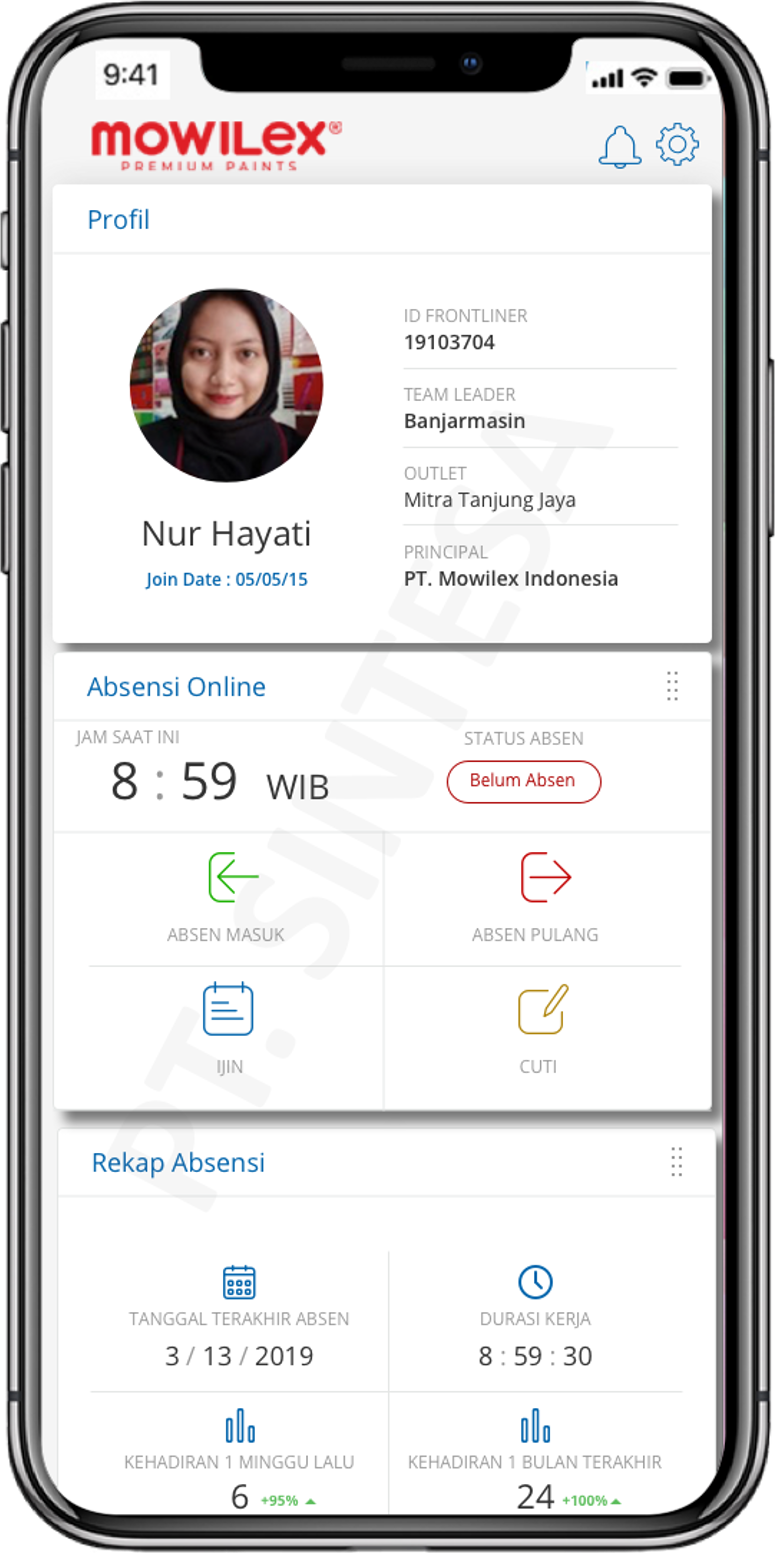 Sales monitoring platform